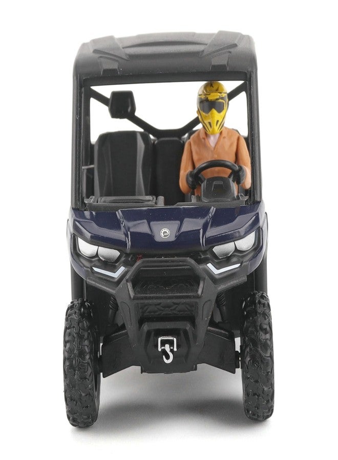 دايكاست ماسترز نموذج مصغر من المعدن المصبوب من شركة Diecast Masters BRP Bombardier Models بمقياس 1:32، طراز Can-Am Defender XT HD9 - أزرق بحري | رقم المنتج 60032 - Image 2